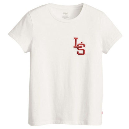 Front - Levis Womens/Ladies The Perfect Monogram T-Shirt