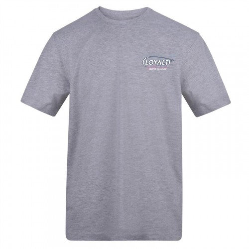 Front - Loyalti Unisex Adult Chest Logo T-Shirt