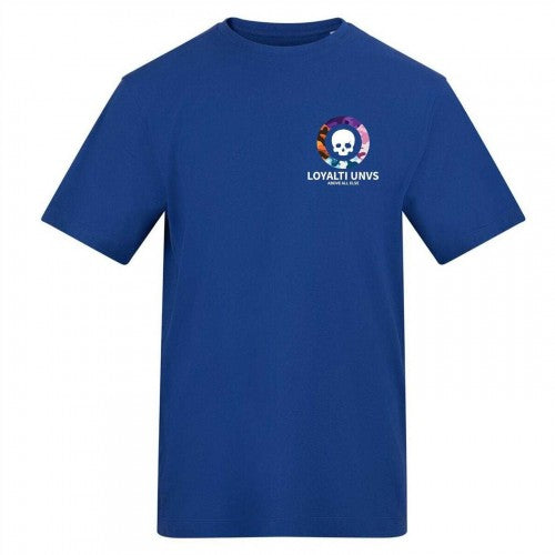 Front - Loyalti Unisex Adult Graphic Skull T-Shirt
