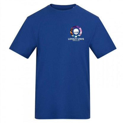 Front - Loyalti Unisex Adult Graphic Skull T-Shirt