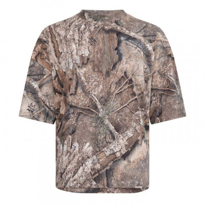 Front - Represent Mens Camo Oversized T-Shirt