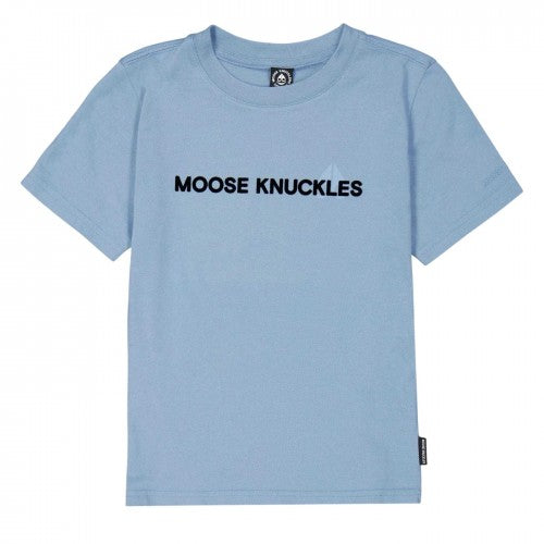Front - Moose Knuckles Childrens/Kids Conway Logo Regular T-Shirt