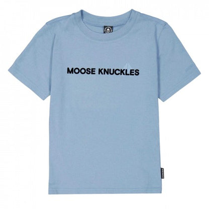 Front - Moose Knuckles Childrens/Kids Conway Logo Regular T-Shirt
