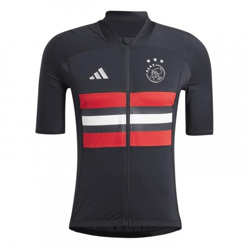 Front - Adidas Mens Ajax Slim Cycling Jersey