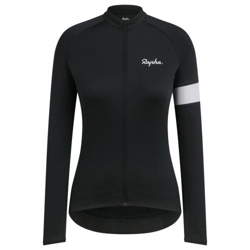 Front - Rapha Womens/Ladies Core Long-Sleeved Cycling Jersey