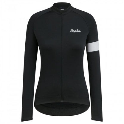 Front - Rapha Womens/Ladies Core Long-Sleeved Cycling Jersey