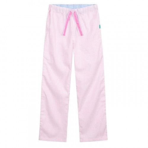 Front - Loungers Womens/Ladies Organic Cotton Striped Lounge Pants