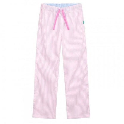 Front - Loungers Womens/Ladies Organic Cotton Striped Lounge Pants