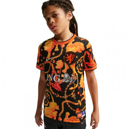 Front - Nike Childrens/Kids Patta 2026/2027 Netherlands FC Football Shirt