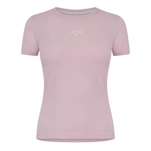 Front - Guess Womens/Ladies Star Print Slim T-Shirt