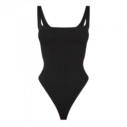 Front - Naked Wardrobe Womens/Ladies Scoop Neck Bodysuit