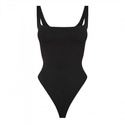 Front - Naked Wardrobe Womens/Ladies Scoop Neck Bodysuit