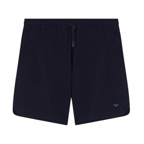 Front - Emporio Armani EA7 Mens Bermuda Fleece Shorts