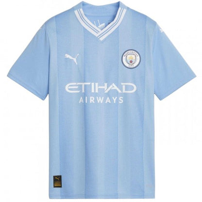 Front - Puma Childrens/Kids Manchester City FC Home Jersey