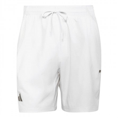 Front - Adidas Mens Wimbledon Drawstring Waist Tennis Shorts