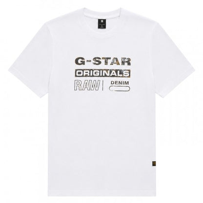 Front - G-Star Mens Graphic Print T-Shirt