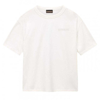 Front - Napapijri Childrens/Kids Back Print Regular Short-Sleeved T-Shirt