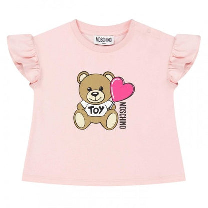 Front - Moschino Childrens/Kids Motif T-Shirt