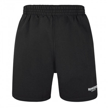 Ash-Grey - Front - Represent Mens Owners Club Loopback Jersey Shorts