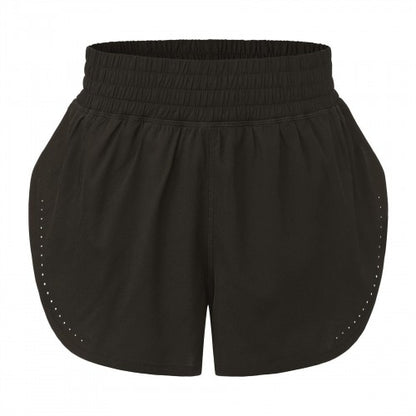 Front - LA Gear Womens/Ladies Essential 2 in 1 High Waist Running Shorts