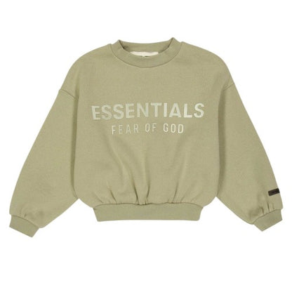 Front - Fear Of God Essentials Childrens/Kids Logo Relaxed Fit Sweatshirt