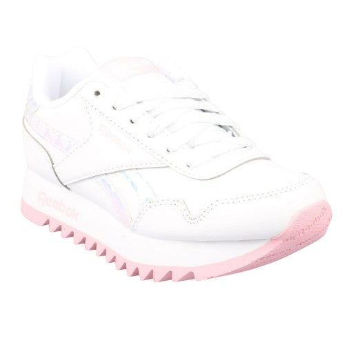 Front - Reebok Childrens/Kids Royal Classic Jogger Platform Trainers