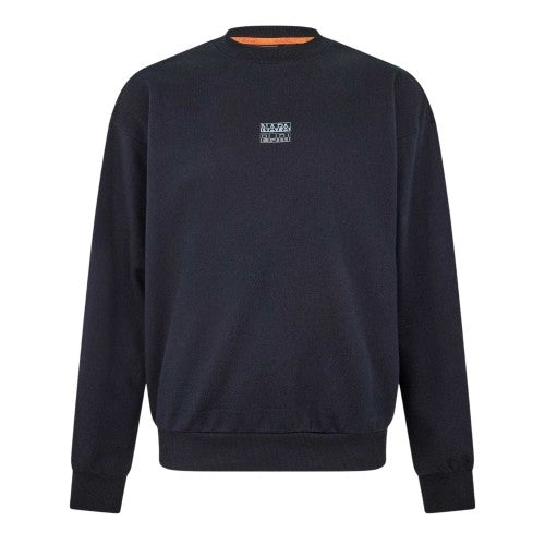 Front - Napapijri Mens Elevated Relaxed Fit Sweatshirt