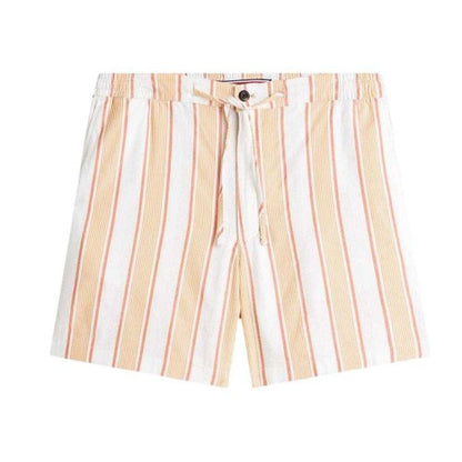 Front - Tommy Hilfiger Mens Woven Striped Shorts