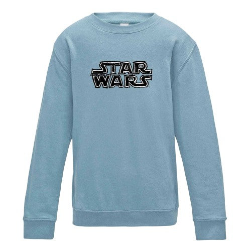 Front - Star Wars Childrens/Kids Logo Sweatshirt