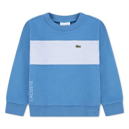 Front - Lacoste Childrens/Kids Colour Block Sweatshirt