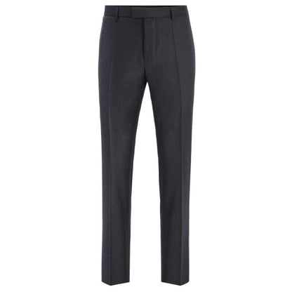 Front - Boss Mens T-Lone LC Virgin Wool Tailored Trousers