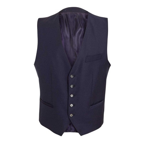 Front - Boss Mens L-Harversvest Tailored Waistcoat