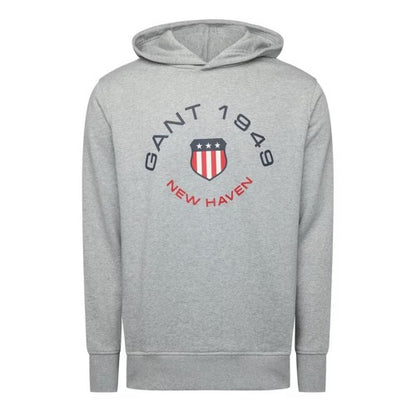 Front - Gant Mens 1949 Pullover Hoodie
