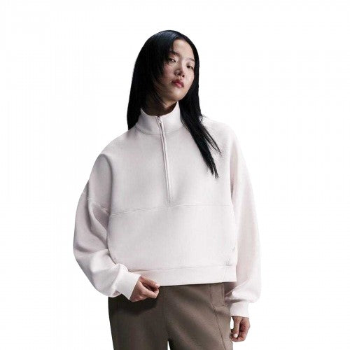Front - Nike Womens/Ladies 24.7 Quarter Zip Oversized Sweatshirt