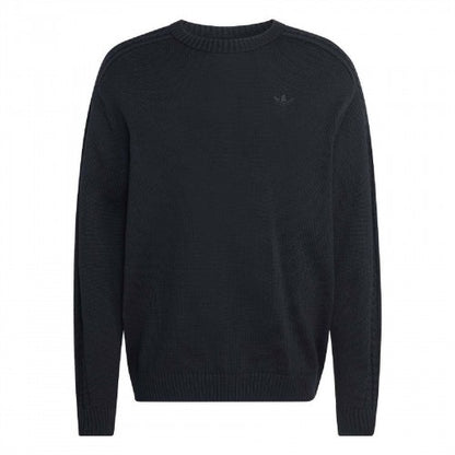 Front - Adidas Mens Originals Crew Neck Relaxed Fit Raglan Sweatshirt