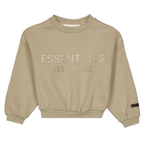 Front - Fear Of God Essentials Childrens/Kids Crew Neck Relaxed Fit Sweatshirt