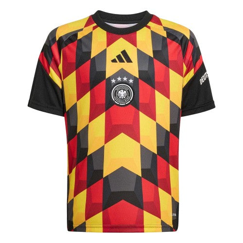 Front - Adidas Childrens/Kids 2026 Pre Match Germany DFB Football Jersey