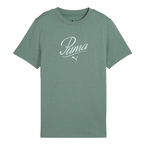 Front - Puma Childrens/Kids Essential Script T-Shirt
