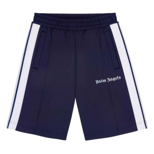 Front - Palm Angels Childrens/Kids Woven Classic Logo Track Shorts