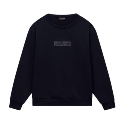 Front - Napapijri Childrens/Kids Box Logo Crew Neck Sweatshirt
