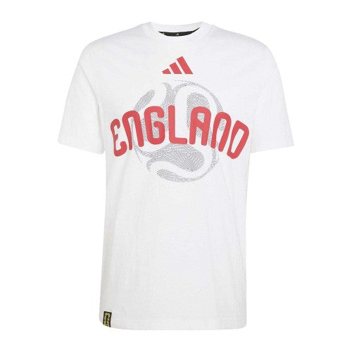 Front - Adidas Mens Graphic Print Short-Sleeved Football T-Shirt