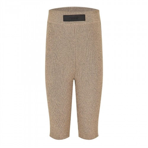 Front - Fear Of God Essentials Womens/Ladies Ribbed Cycling Shorts