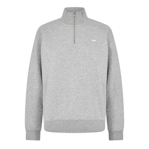 Front - Levis Mens Quarter Zip Sweatshirt