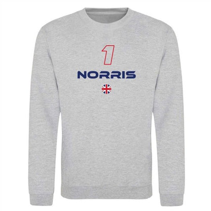 Front - AWD Mens Norris Formula 1 Sweatshirt