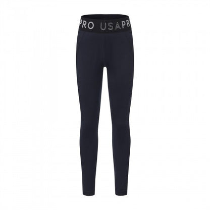 Front - USA Pro Girls Logo Training Leggings