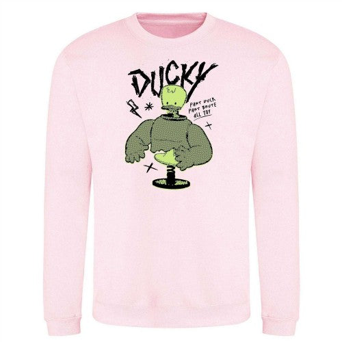 Front - Ducky Mens Long-Sleeved Sweatshirt