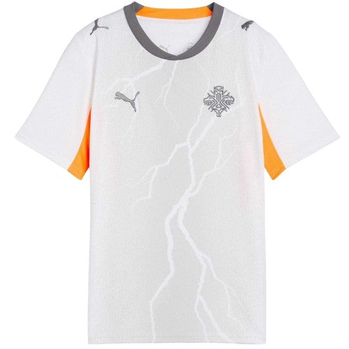 Front - Puma Childrens/Kids World Cup 2026 Iceland Away Shirt