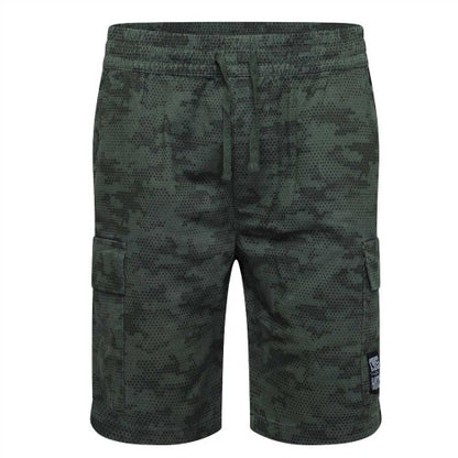 Front - Crosshatch Mens Janscore All-Over Print Cargo Shorts