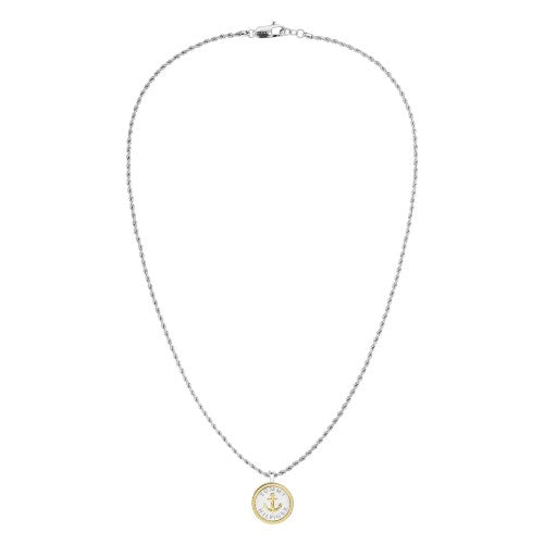 Front - Tommy Hilfiger Stainless Steel Necklace & Pendant