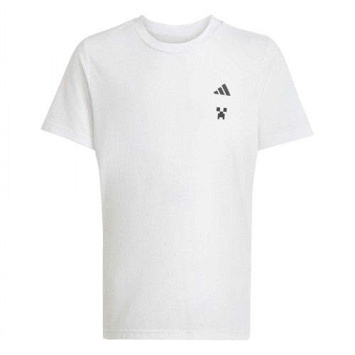 Front - Adidas Childrens/Kids Creeper Minecraft Performance T-Shirt